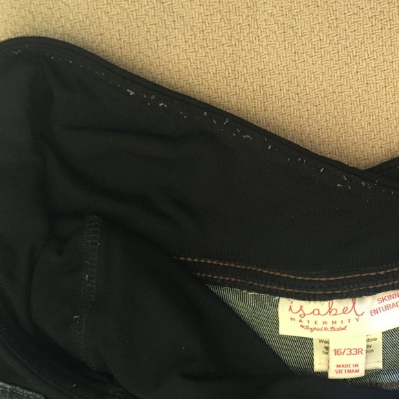 Isabel Maternity Jeans Size 16/33 Skinny Style - Picture 2 of 4